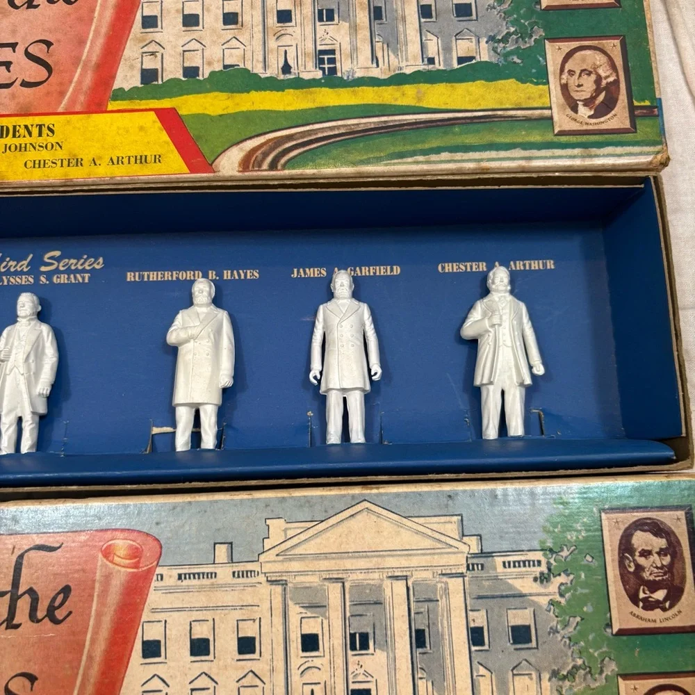 Vintage Louis Marx & Co Presidents of the US Series 1, 3, and 4_13